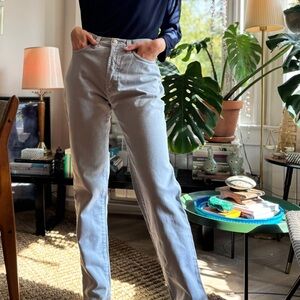 Versace Powder Blue Cotton Pants, M-L